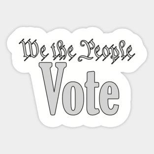 We the people vote Sticker